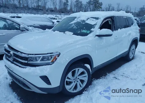 2021 Volkswagen Atlas 3.6L V6 Se W/Technology from USA, damaged, VIN 1V2HR2CA1MC582816